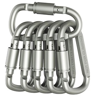 Móc khoá not for climbing hợp kim nhôm hình chữ D