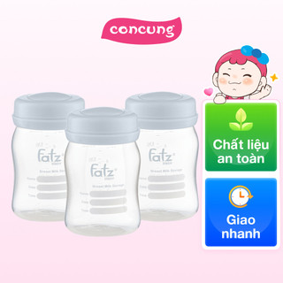  Bộ 3 bình trữ sữa Fatzbaby FB0120NX 150ml  xanh  