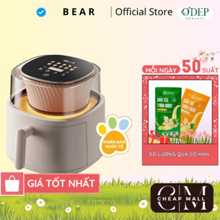 [Bản Quốc tế] Nồi chiên không dầu Bear 6L Chính hãng, đa năng màn hình cảm ứng QZG-F15G1 - CHEAP CMO