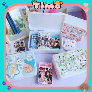  Hộp Đựng Sleeves Toloader Card Bo Góc Đồ Dùng Mini Hoạt Hình Cún Mèo Nhựa Cute Timo DDT47 