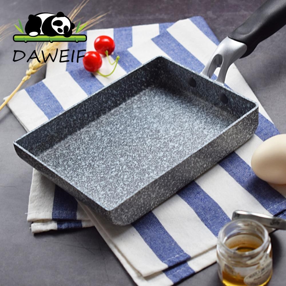 DAWEIF Chảo Chiên Nấu Sushi Nhà Bếp Cuộn Trứng Ham Janpanese Máy Làm Ăn Sáng