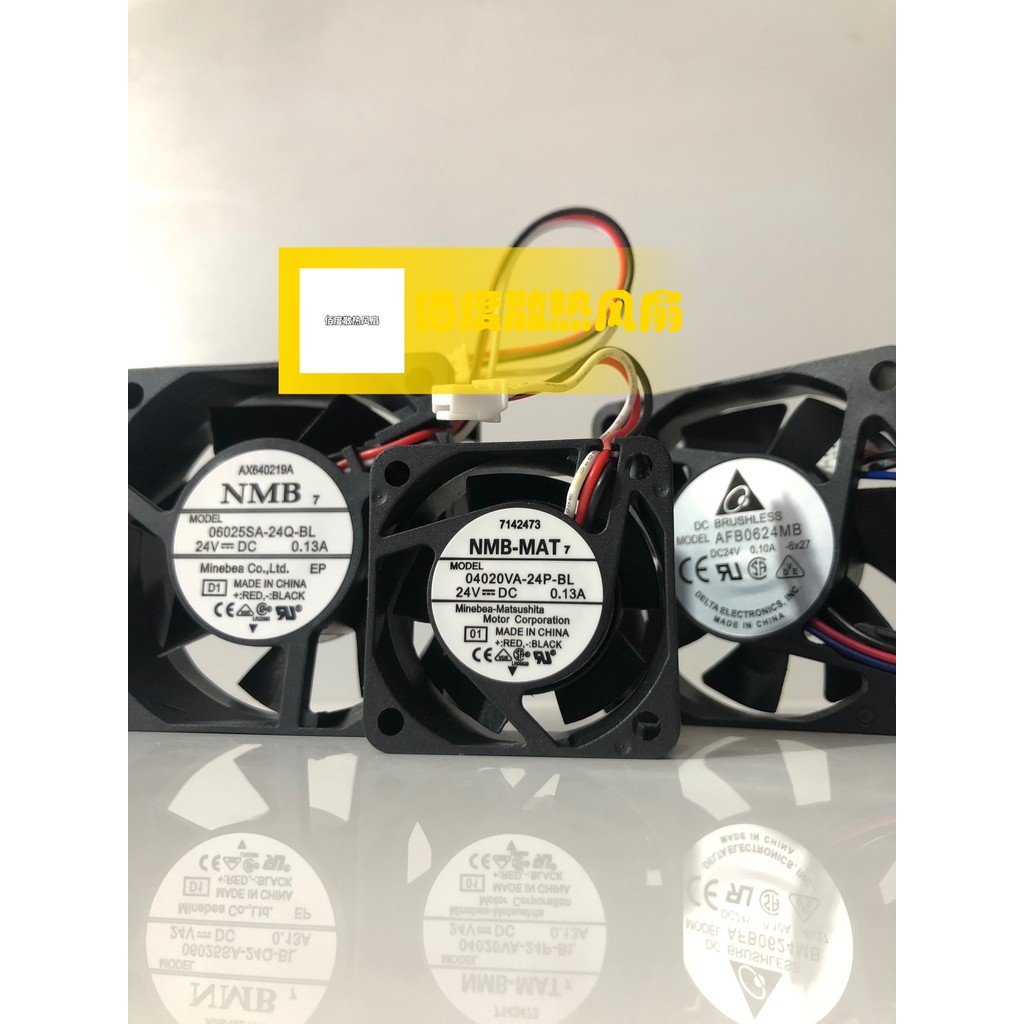 Quạt làm mát dòng 6025SA-24Q-BL AFB0624MB 04020VA-24P-BL Yasukawa 5 / 7 hoàn toàn mới
