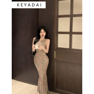 KEYADAI váy Đầm váy nữ body đầm Hàn Phong Korean Đơn giản INS WLQ247059O 28Z240707