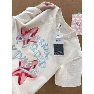 HANUNA Local Brand Áo Thun Phông Form Rộng 100% Cotton BIG SIZE Áo thun ngắn tay dáng rộng nữ mùa hè 2024 Phong cách mới Thời trang đơn giản Áo thun cỡ lớn
