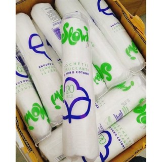 Bông tẩy trang Slowi Italia 120 Miếng - Habaria