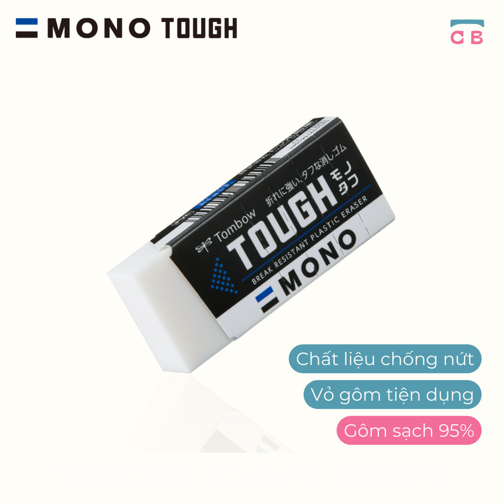 Gôm tẩy bút chì chống vỡ Tombow Mono TOUGH