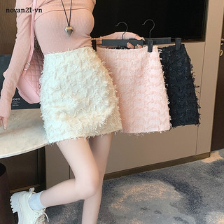 Suxi chân váy chữ a lưng cao màu trơn thời trang nữ tính