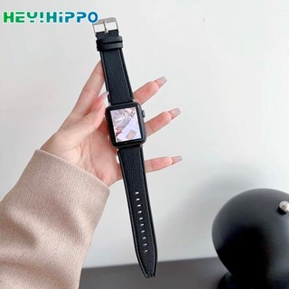 Dây da PU thích hợp cho đồng hồ thông minh series 9 / 8 / 7 / 6 / SE / 5 / 4 thiết kế khóa vuông phù hợp cho iwatch 49 / 45 / 44 / 42 / 41 / 40 / 38mm