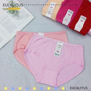 Eutus 5 Cái Quần Lót, 5 Cái Quần Lót Gợi Cảm, Quần Lót Nữ Cotton Size Lớn Màu Trơn Nữ