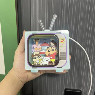 Đèn TV Crayon Shin-chan dễ thương DIY Đèn ngủ để bàn Đồ dùng quà tặng sinh nhật