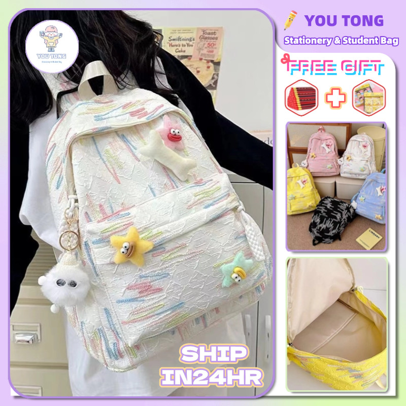 🌈Quà tặng miễn phí🎁balo đi học Sức Chứa Lớn cặp đi học balo nhiều ngăn balo du lịch