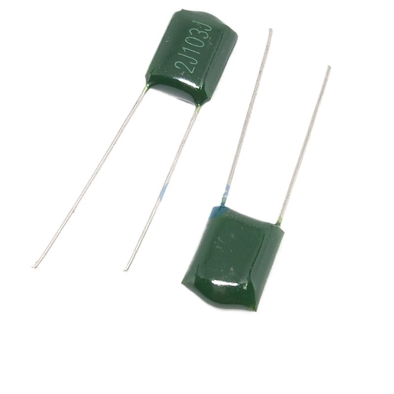 50 Cái / lốc Polyester 2J103J 10NF Sân Xanh: 5mm 630V 2J103 Tụ Polyester 0,01 UF