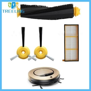 Treeling Máy Hút Bụi Lọc Lưới Bàn Chải Bên Bàn Chải Con Lăn Cho Cá Mập RV700 RV720 RV750