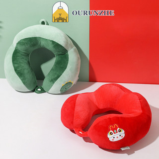 Gối hình chữ U OURUNZHE Gối ngủ văn phòng Gối cổ du lịch