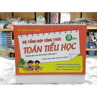 Bộ Lịch Tổng Hợp Công Thức Toán Tiểu Học Để Bàn Đầy Đủ Kiến Thức Dành Cho Học Sinh Cấp 1