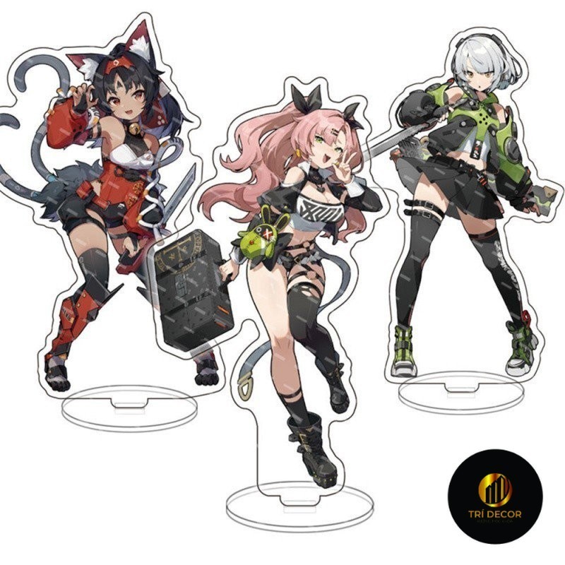 [Còn hàng] 15CM Zenless Zone Zero Anime xung quanh bảng hiệu xen kẽ acrylic Wise Belle Anby Demara N