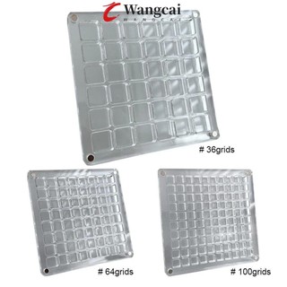 Hộp trưng bày vỏ sò, Hộp lưu trữ vỏ sò có thể xếp chồng lên nhau bằng Acrylic, Hộp sắp xếp đa chức năng trong suốt 36 / 64 / 100 Lưới Hạt Bộ sưu tập hộp sao biển Trượng