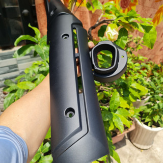  Ốp pô ex150 TFX cacbon đen nhám gắn pô zin pô uma uma racking ex150 full bộ 