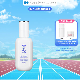Sữa dưỡng ẩm chuyên sâu kosé sekkisei essential souffle emulsion 140ml - nhũ tương chăm sóc da căng bóng, khỏe mạnh
