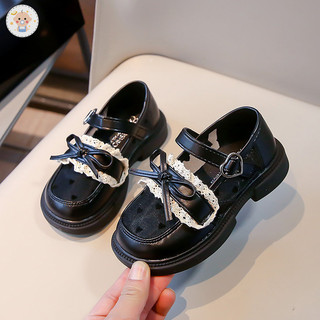 Coco baby Giày da bé gái phong cách Anh giày công chúa trẻ em bé gái giày lưới thoáng khí Giày công chúa bé gái