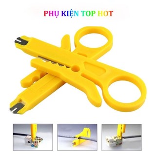 Combo 2 Dụng cụ tuốt vỏ nhấn dây cáp mạng