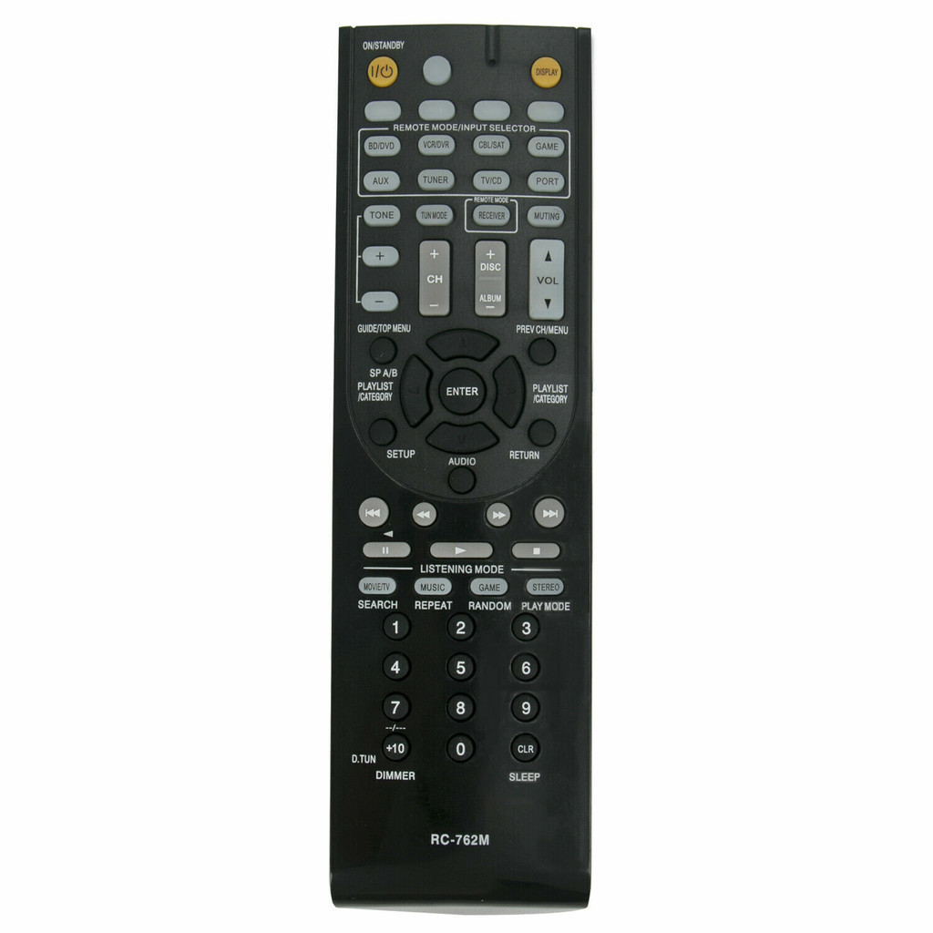 RC-762M Mới Cho Onkyo Bộ Thu Âm Thanh AV Remote HT-R380 HT-R538 HT-S3400 SKC-380