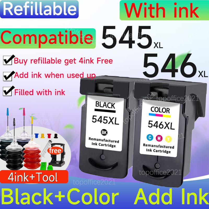Pg545 CL546 Tương Thích 545XL 546XL 545 XL 546 XL Hộp Mực Cho Canon PG545 CL546 Pixma IP2800 MG2550 
