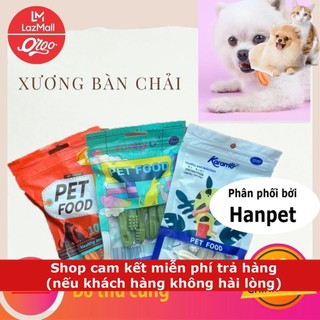 Xương Orgo THẾ HỆ MỚI - Xương chó nhai hình bàn chải dạng bánh thưởng cho chó thơm miệng sạch răng