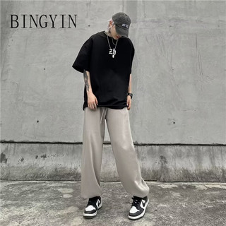 BINGYIN quần ống rộng quần dài nam 2024 NEW STYLE MFK23B087K 37Z240908