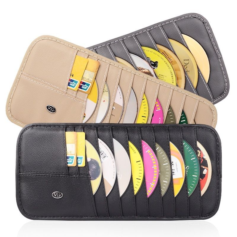 Kẹp CD ô tô, Túi CD ô tô, Kẹp CD che nắng đa năng, Kẹp CD ô tô [Đảm bảo chất lượng]