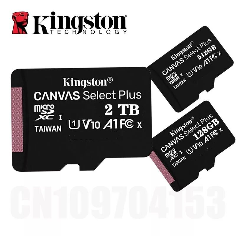 Thẻ nhớ Kingston Super A2 Micro Card 1TB 2TB cho điện thoại thông minh máy ảnh trò chơi MP4