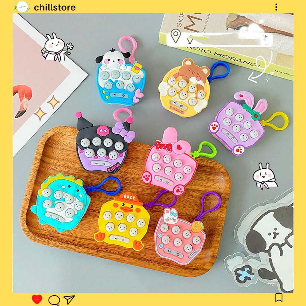 Đồ chơi pop it điện tử mini luyện phản xạ, phối hợp tay mắt