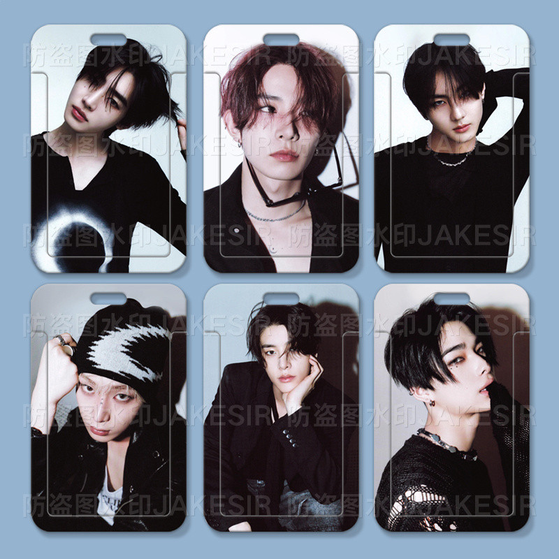 ✨✨ENHYPEN Hàng hóa Học sinh Thẻ trượt Thẻ thực phẩm Thẻ xe buýt Thẻ ID Hộp bảo vệ Kiểm soát truy cập