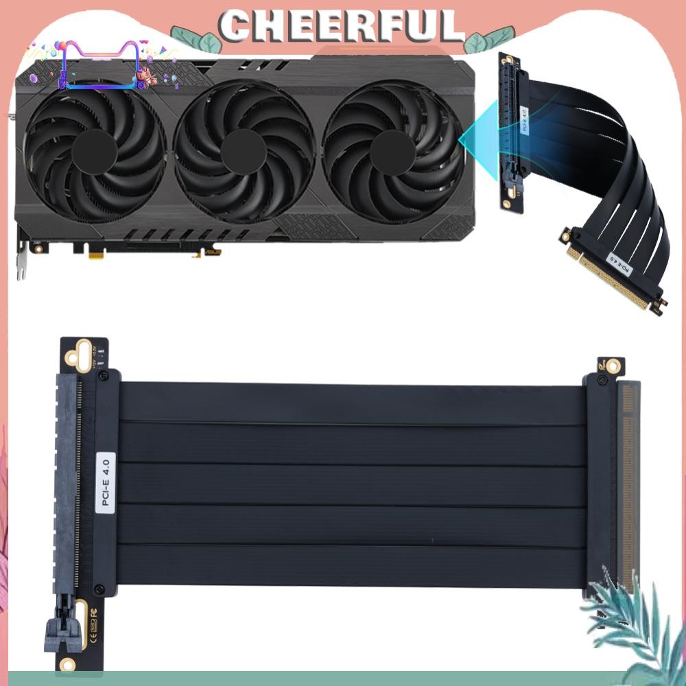 Cáp nâng PCI-E 4.0 Thẻ mở rộng linh hoạt tốc độ cao 90 độ PCIe 4.0 X16