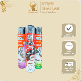 [TẶNG KÈM NƯỚC RỬA CHÉN] Bình xịt Côn Trùng Bengal Pro Max 500ml - Diệt 8 loại côn trùng - Hàng công ty