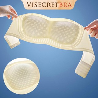 VN250760 Áo Lót Áo Bra Nữ Không Dây Dáng Quây Ôm Sát Không Viền Mỏng Nhẹ Gom Quả Chống Trượt