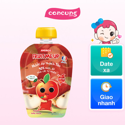 Nước ép thạch táo túi Fruit Me Up vị táo JELLY JUICE 90g