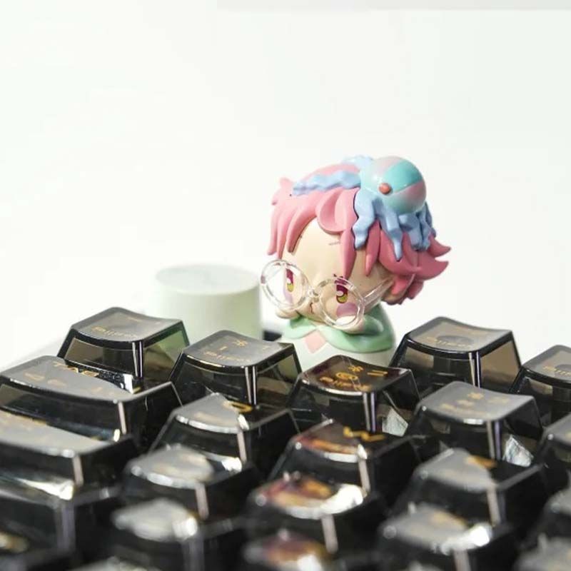 Senyu Manggu Alien Stage Baby Series Mechanical Keycaps ALIEN STAGE Ngoại vi Đồ chơi hợp thời trang
