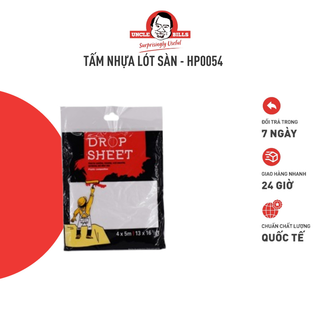 Tấm Nhựa Lót Sàn 4X5M UNCLE BILLS HP0054
