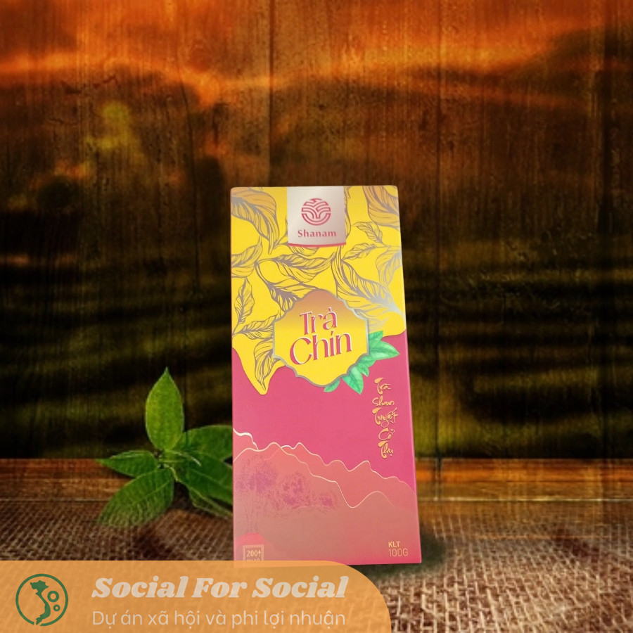 HỘP TRÀ CHÍN 100G - SHAN TUYÉT CỔ THỤ