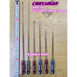  Tua vít bake dẹp 4mm PH0 Crossman dài 150mm 200mm 300mm  45-435 45-415 45-440 45-420 45-450 45-430 