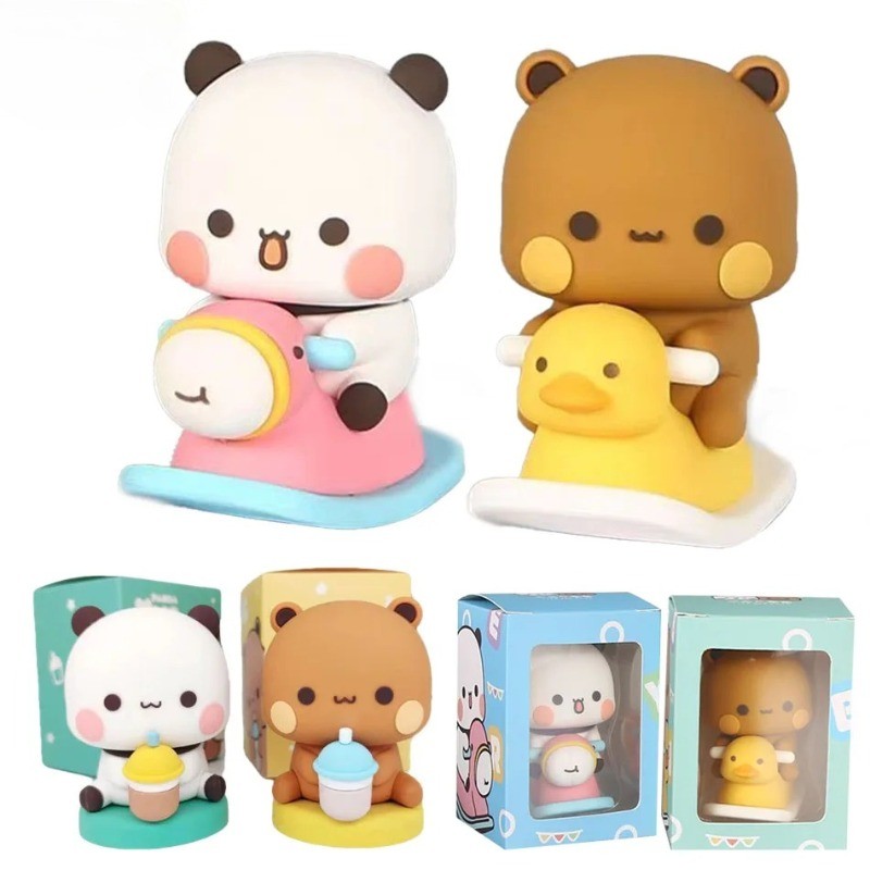 Bubu Dudu Gấu Trúc Anime Hình Thu Nhỏ Mô Hình Đồ Chơi Sưu Tập Hoạt Hình Gấu Trúc Bubu Dudu Hình Búp 
