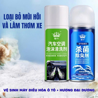  Chai Xịt Vệ Sinh Điều Hòa Ô Tô Cao Cấp – Khử Mùi Ống Dẫn Tạo Bọt Làm Sạch Bên Trong Không Cần Tháo Rời 500ml 