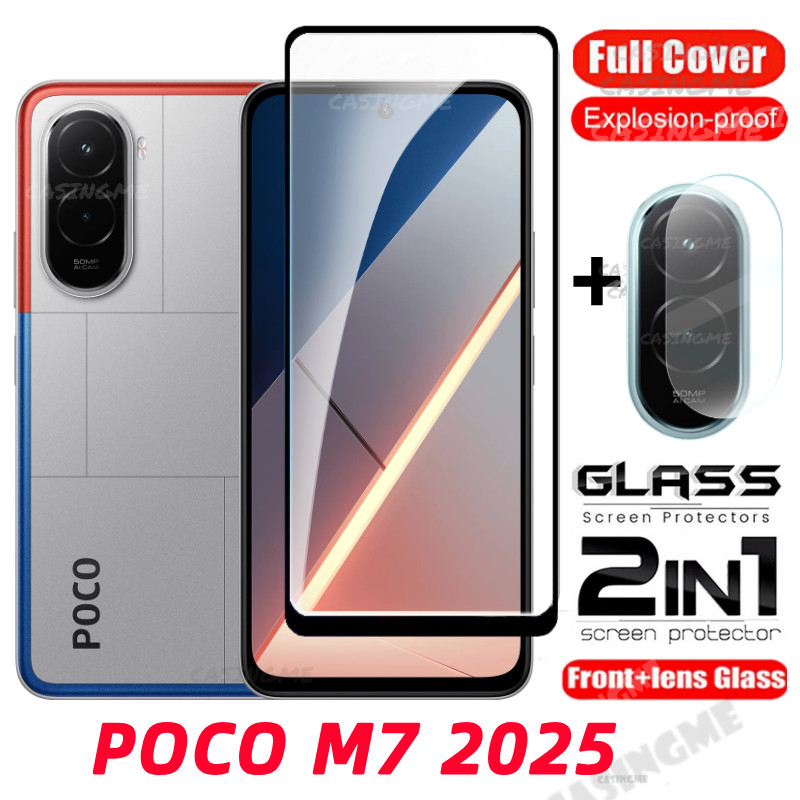 POCO M7 2025 4G Bảo Vệ Màn Hình Trong Suốt Full Cover Film Cho POCO M7 POCOM7 M7 Plus M 7 Pro 4G 5G 