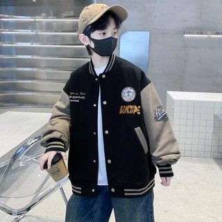 Áo Khoác Bomber Varsity Bé Trai (Size 120–170)  Áo Khoác Nỉ Thời Trang Đi Học, Đi Chơi