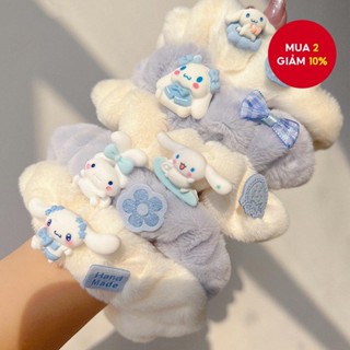 Bộ dây buộc tóc màu xanh cho chó Acrylic dễ thương Dây buộc tóc cho nữ Thanh thiếu niên Phụ kiện thời trang hợp thời trang