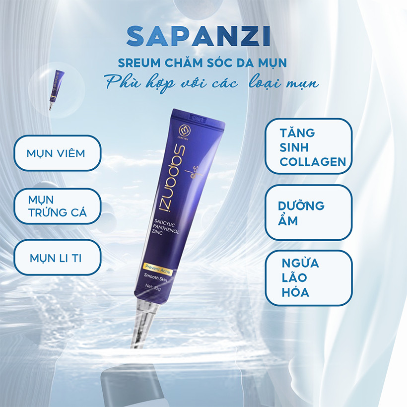 Serum Lurcinn Sapanzi Prevent Acne Chăm Sóc Da Dầu, Da Mụn 10ml