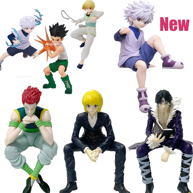 Hunterxhunter Killua Zoldyck Kurapika Chrollo Lucilfer Nhân Vật Hành Động Mì Nút Chặn Trang Trí Mô H