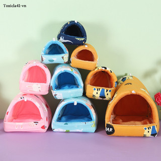Giường Ngủ Vải Cotton Dày Mềm Mại Thoải Mái Cho Hamster / Thỏ / Heo Guinea