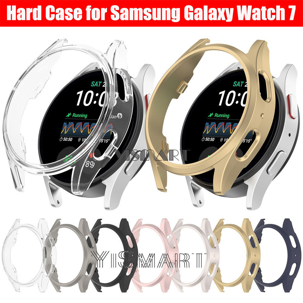 Ốp Bảo Vệ Cho Samsung Galaxy Watch 7 40mm 44mm SmartWatch PC Ốp Lưng Cho Galaxy Watch7 Protector